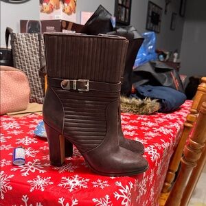 Vince Camuto Dark Brown Heeled Boots